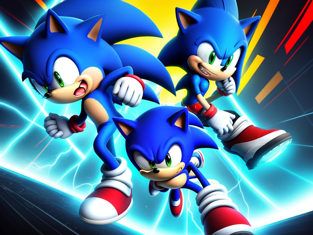 upscale image: sonic the hedgehog, sega, sonic team, video game