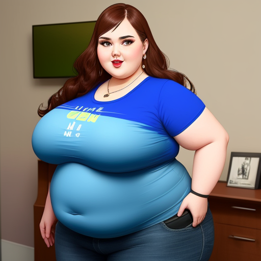 Ai Art Generator From Text Ssbbw Woman With Large Sagging Breasts And Large Img Converter Com