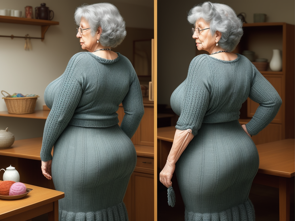 Turn An Image Into High Resolution Grandma Wide Hips Big Hips Gles Knitting