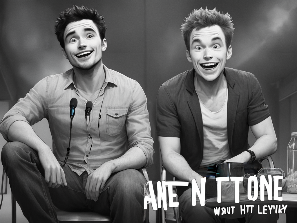 Best ai photo un comediante en sus 20 años atractivo que dice