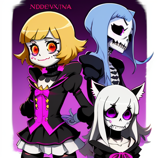 Hd pictures: Undertale -NIRVANIA - anime art album