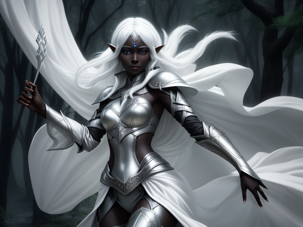 Upload 2k Image 1 Solo Female Drow Elf Black Skin White Hair   Upload 2k Image 1 Solo Female Drow Elf Black Skin White Hair Ghuvxh 