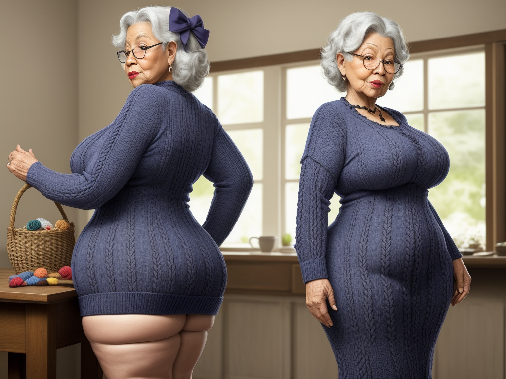 Upload K Image Granny Big Booty Wide Hips Knitting