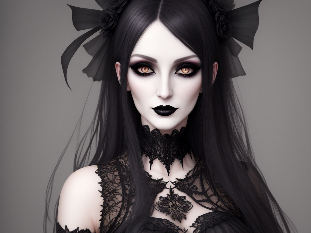 AI Art Generator from Text What if Realistic Dream Pop goth Girl Style ...
