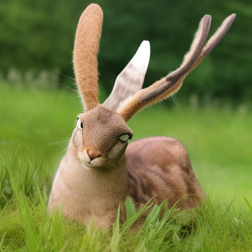 Hd Photo Online: Wolpertinger Aus Pferd - Adler - Katze